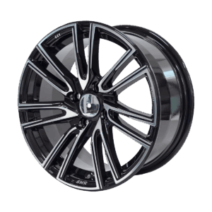 JUEGO AROS 14''x6.0 (4x100) BLACK MACHINE FACE #RGW452 - ZEHLENDORF
