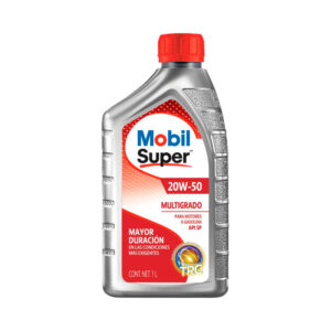 ACEITE MOBIL SEMI SINTETICO MULTIGRADO (20W-50) 1 LITRO - MOBIL SUPER
