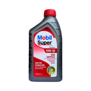 ACEITE MOBIL SEMI SINTETICO MULTIGRADO (10W-30) 1 LITRO - MOBIL SUPER