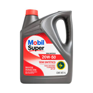 ACEITE M-SUPER MULTIGRADO SEMI SINTETICO (20W-50) 4 LITROS - MOBIL SUPER